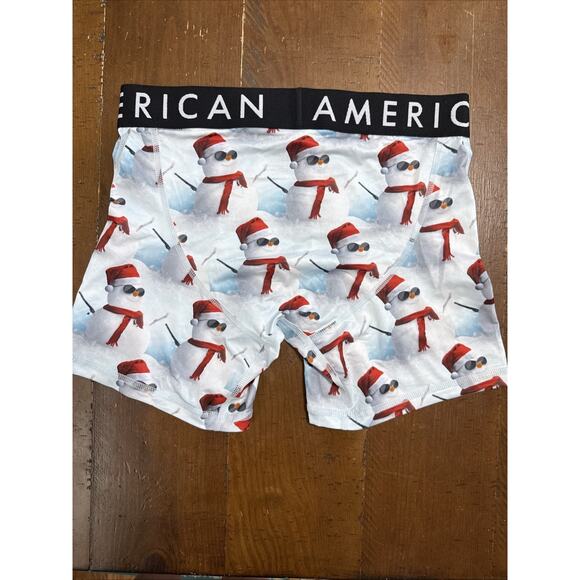 American Eagle Rhinestone Snowman Boxer Briefs Small - Picture 3 of 5